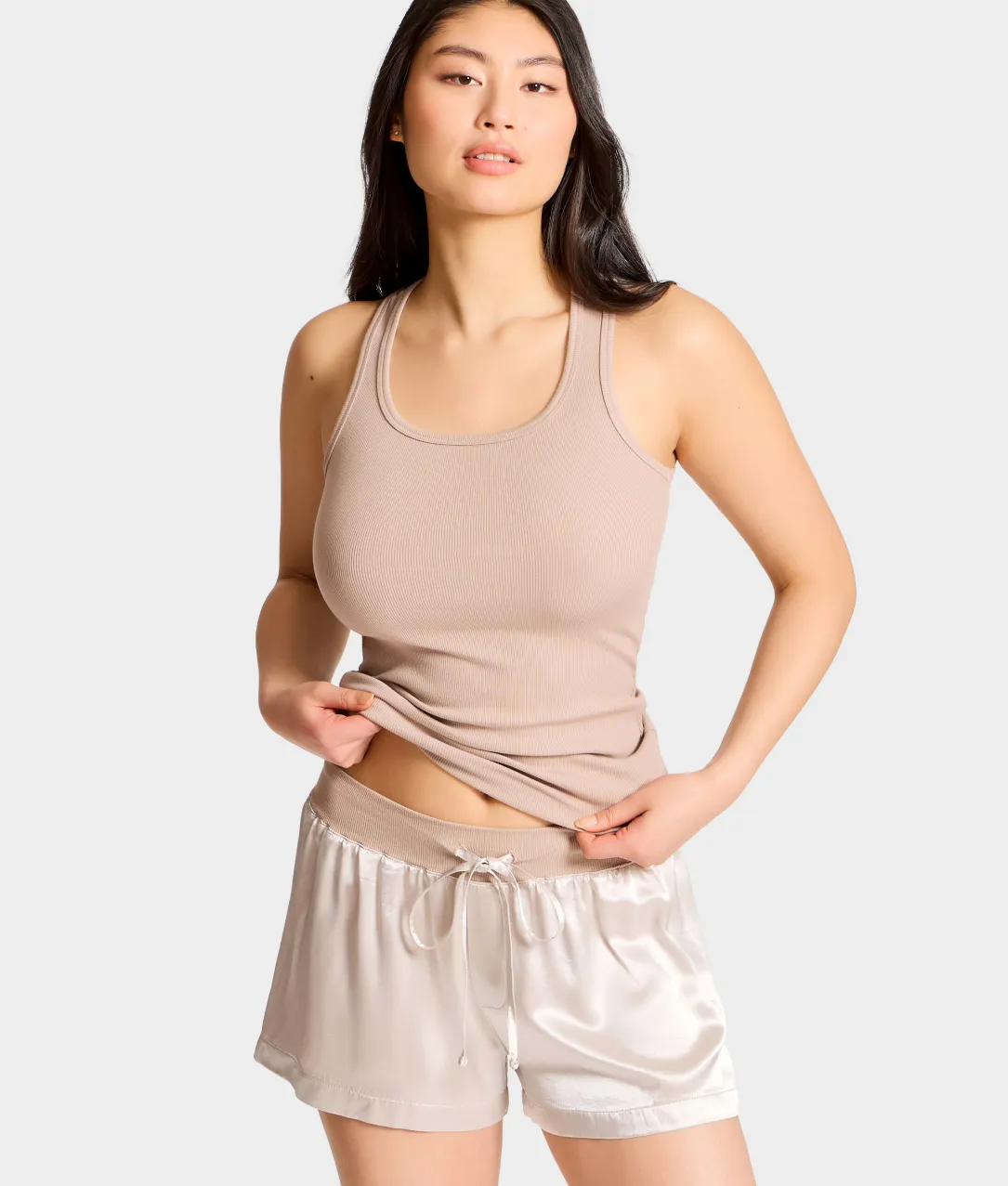 Mikel Satin Sleep Boxer Shorts
