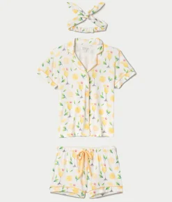 Mimosa Me Drink 3-Piece Knit Pajama Set