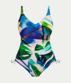 Molokai Shores V-Neck Underwire One-Piece Swimsuit