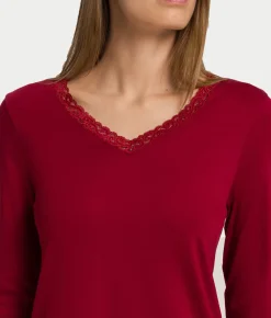 Moments Lace Trim Cotton Nightgown