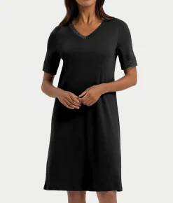 Moments Lace Trim Cotton Nightgown