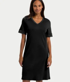 Moments Lace Trim Cotton Nightgown