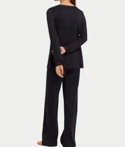 Moments Lace Trim Cotton Pajama Set