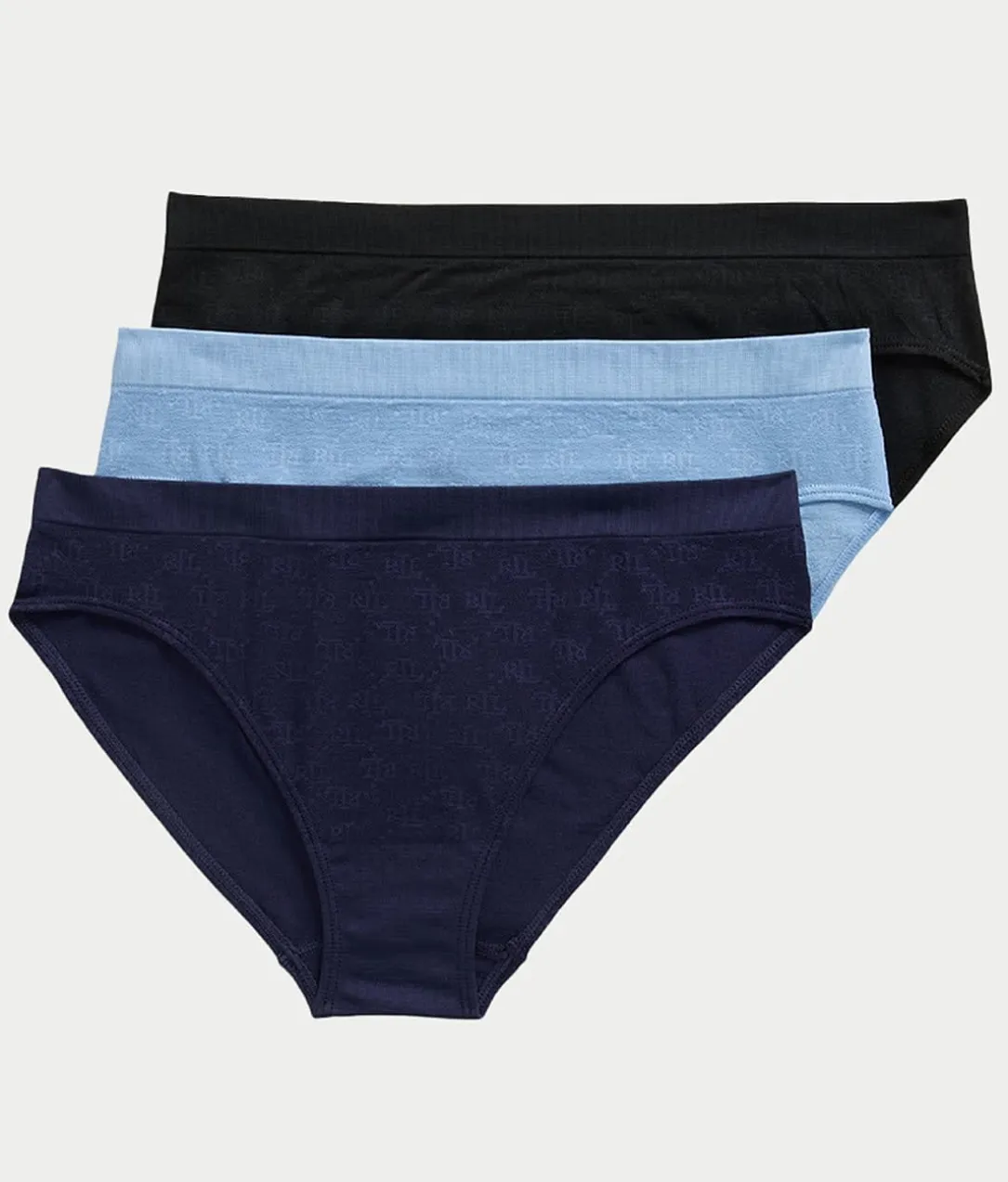 Monogram Mesh Bikini 3-Pack