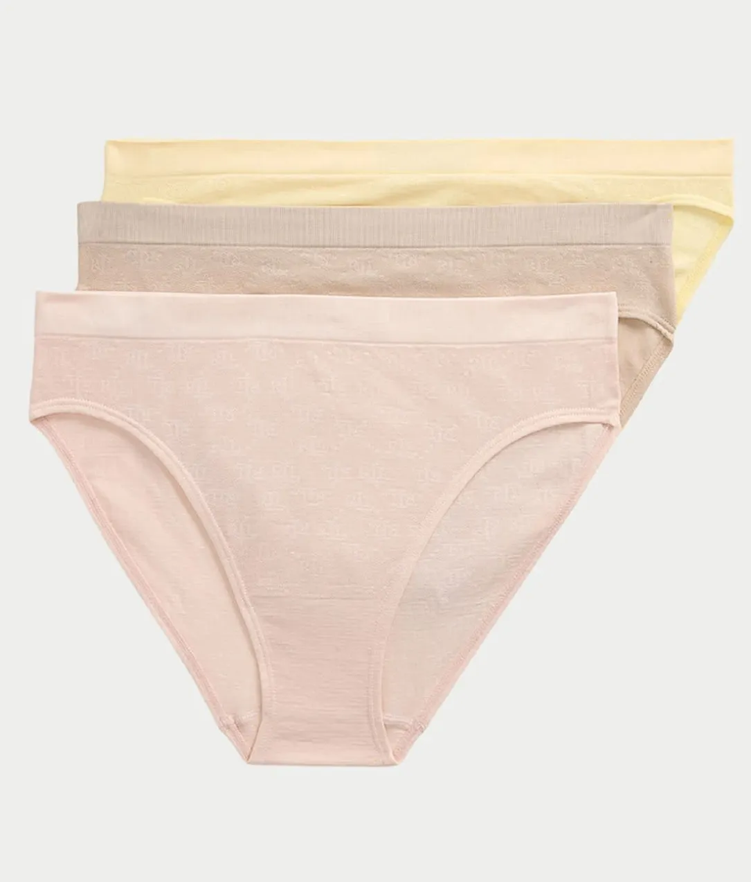 Monogram Mesh Bikini 3-Pack
