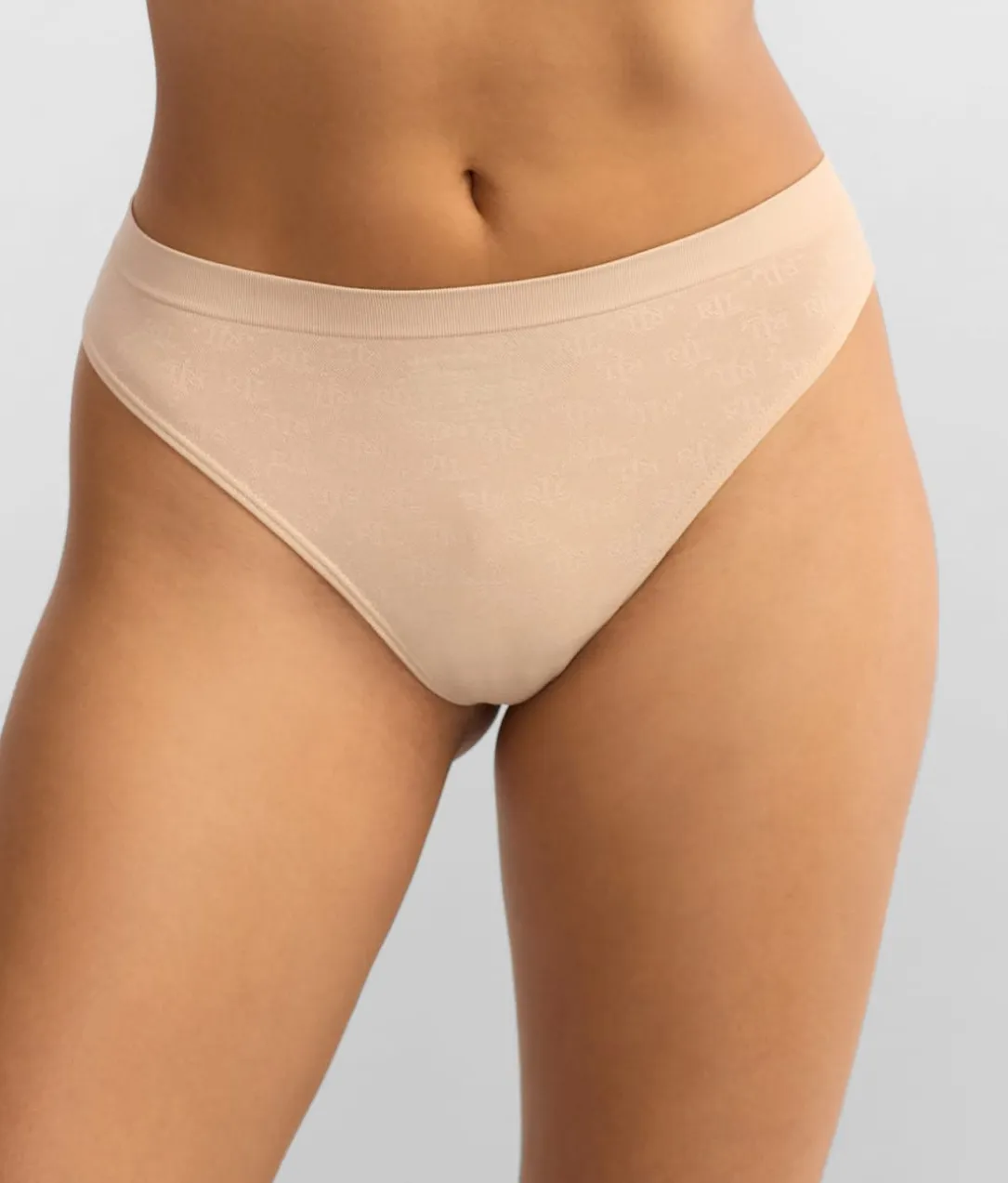 Monogram Mesh Thong