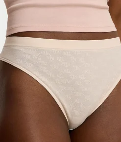 Monogram Mesh Thong