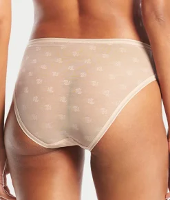 Monogram Sheer High-Waist Bikini