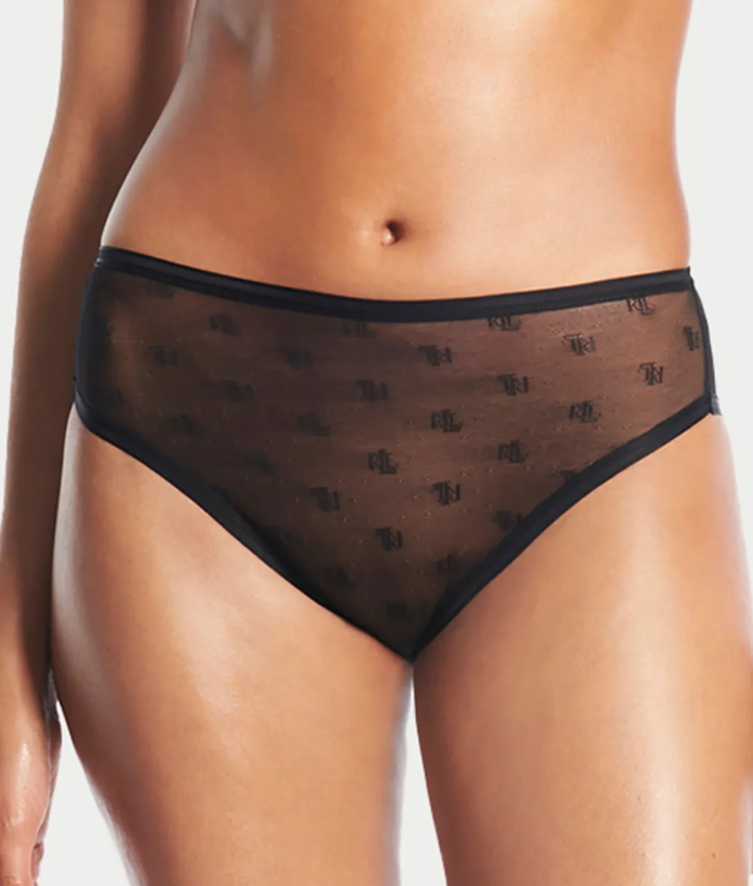 Monogram Sheer High-Waist Bikini