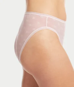 Monogram Sheer High-Waist Bikini