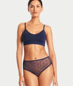 Monogram Sheer High-Waist Bikini