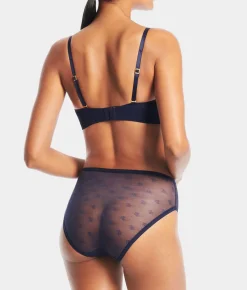 Monogram Sheer High-Waist Bikini
