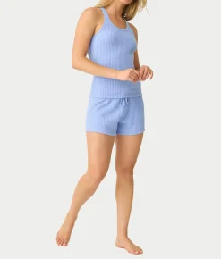 Morning Waffles Solid Knit Pajama Set