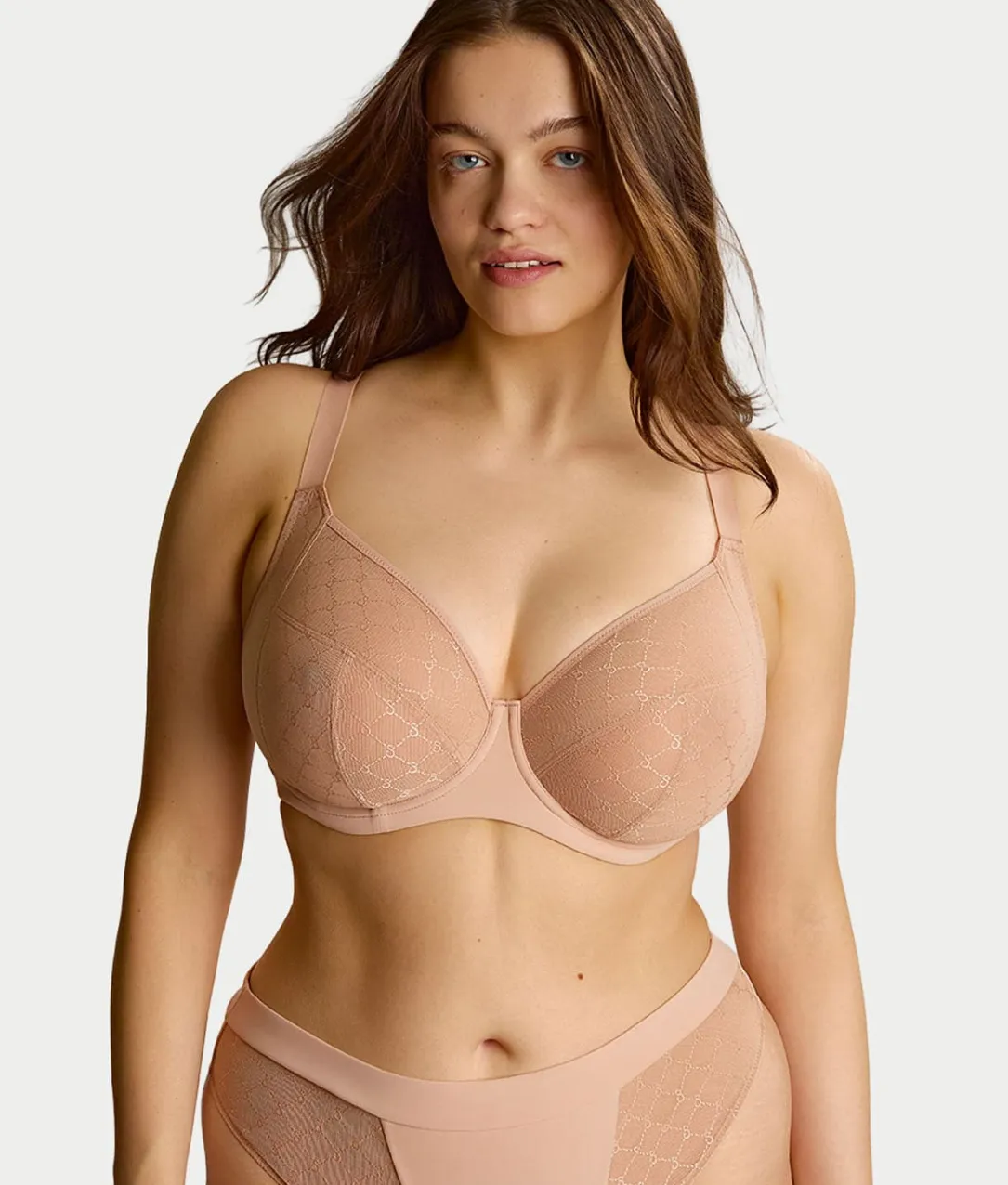 Muse Sheer Mesh Plunge Bra