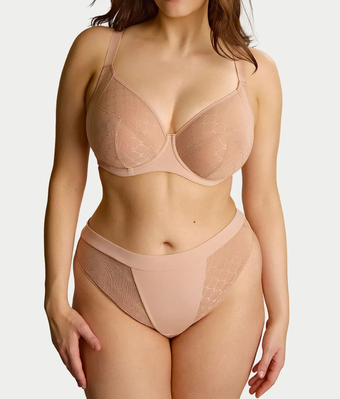 Muse Sheer Mesh Plunge Bra