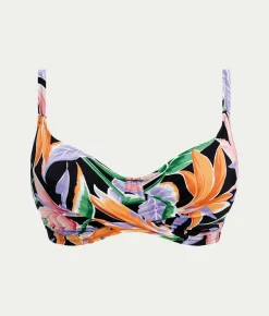 Mykonos Cove Wrap Full Cup Bikini Top