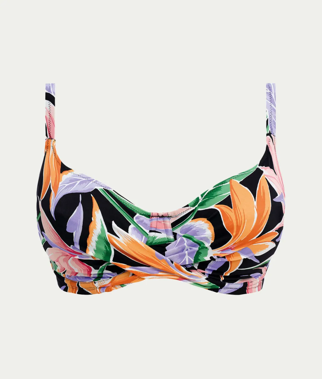 Mykonos Cove Wrap Full Cup Bikini Top