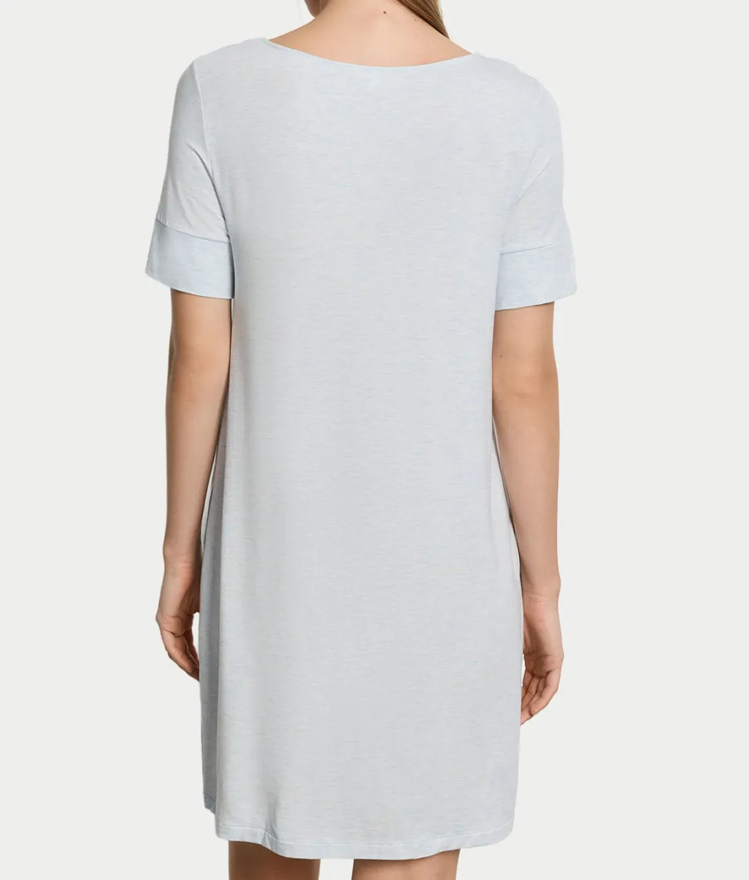 Natural Elegance Round Neck Nightgown
