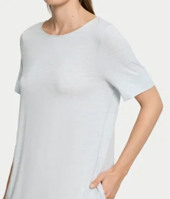 Natural Elegance Round Neck Nightgown
