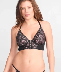 New Romance Front-Close Longline Bra