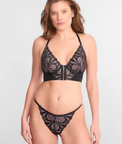 New Romance Front-Close Longline Bra