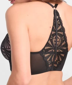 New Romance Front-Close Longline Bra