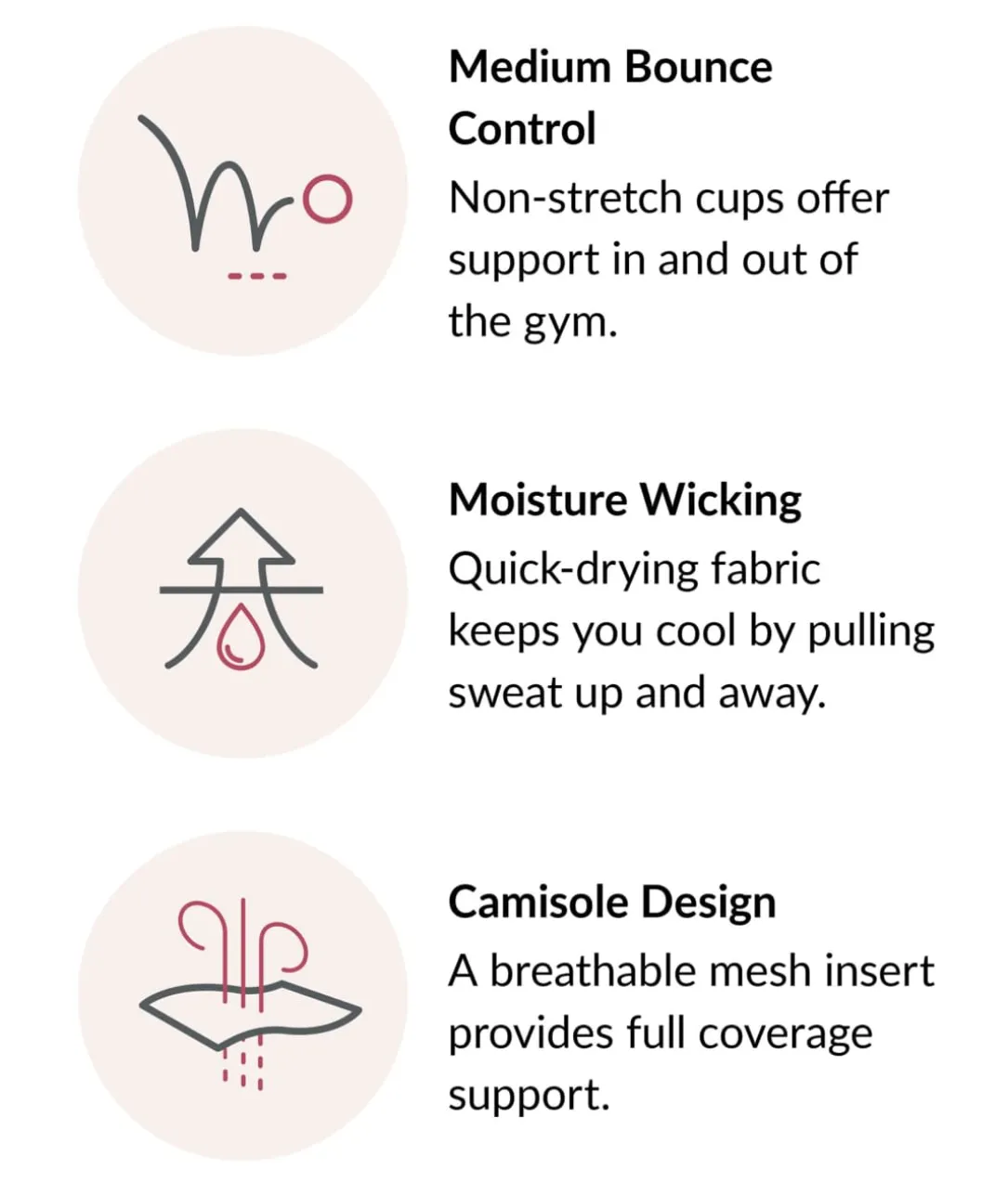 No-Bounce Cami Wire-Free Sports Bra