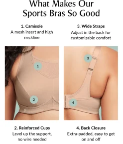 No-Bounce Cami Wire-Free Sports Bra