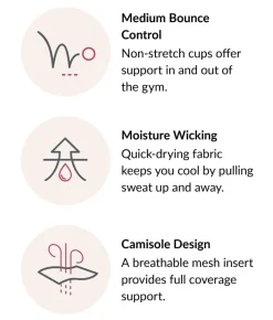 No-Bounce Cami Wire-Free Sports Bra