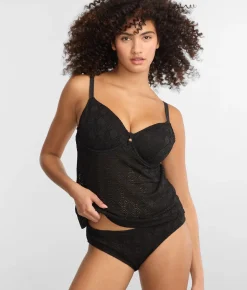 Nomad Nights Underwire Plunge Tankini Top