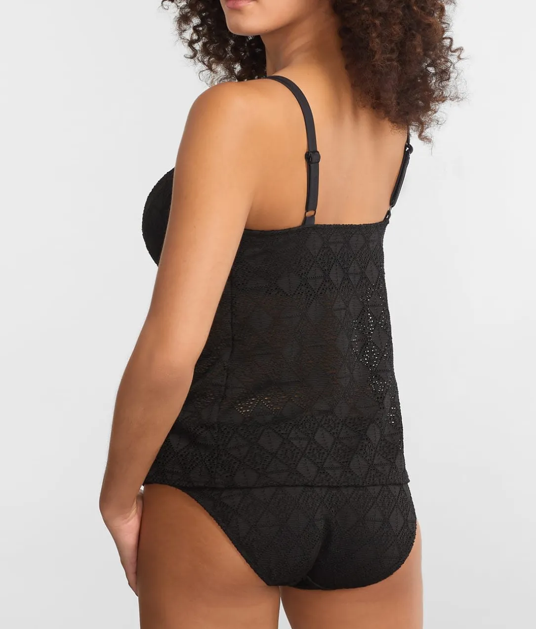 Nomad Nights Underwire Plunge Tankini Top