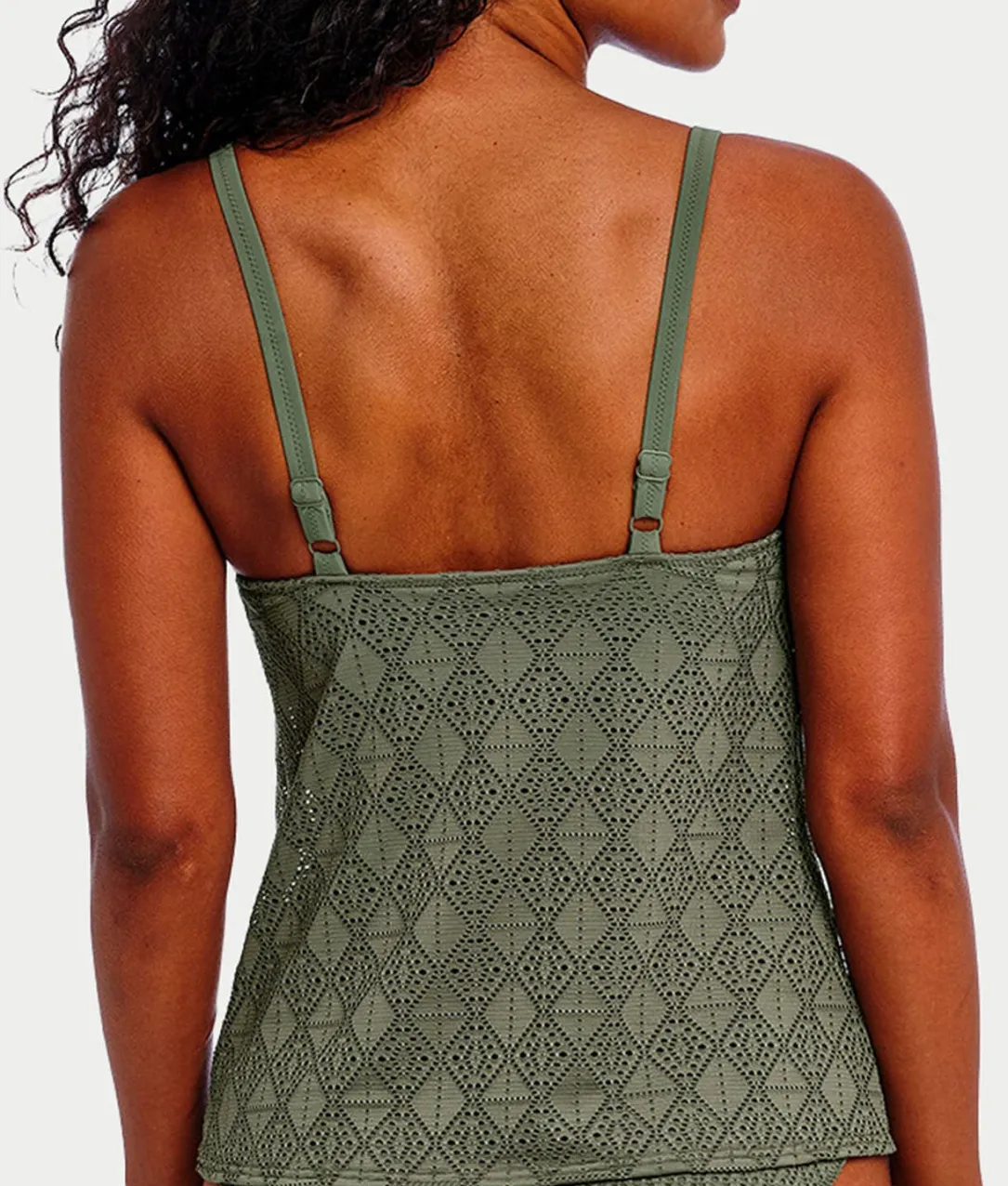 Nomad Nights Underwire Plunge Tankini Top