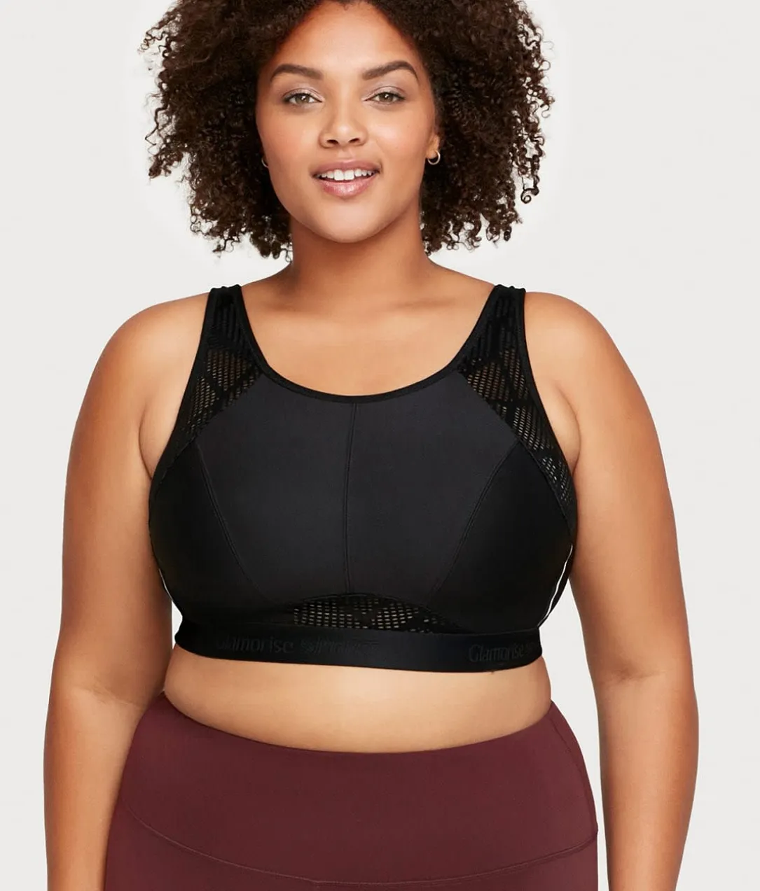 No-Sweat Mesh Wire-Free Sports Bra