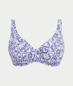 Ocean Breeze High Apex Bikini Top