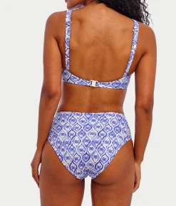 Ocean Breeze High Apex Bikini Top