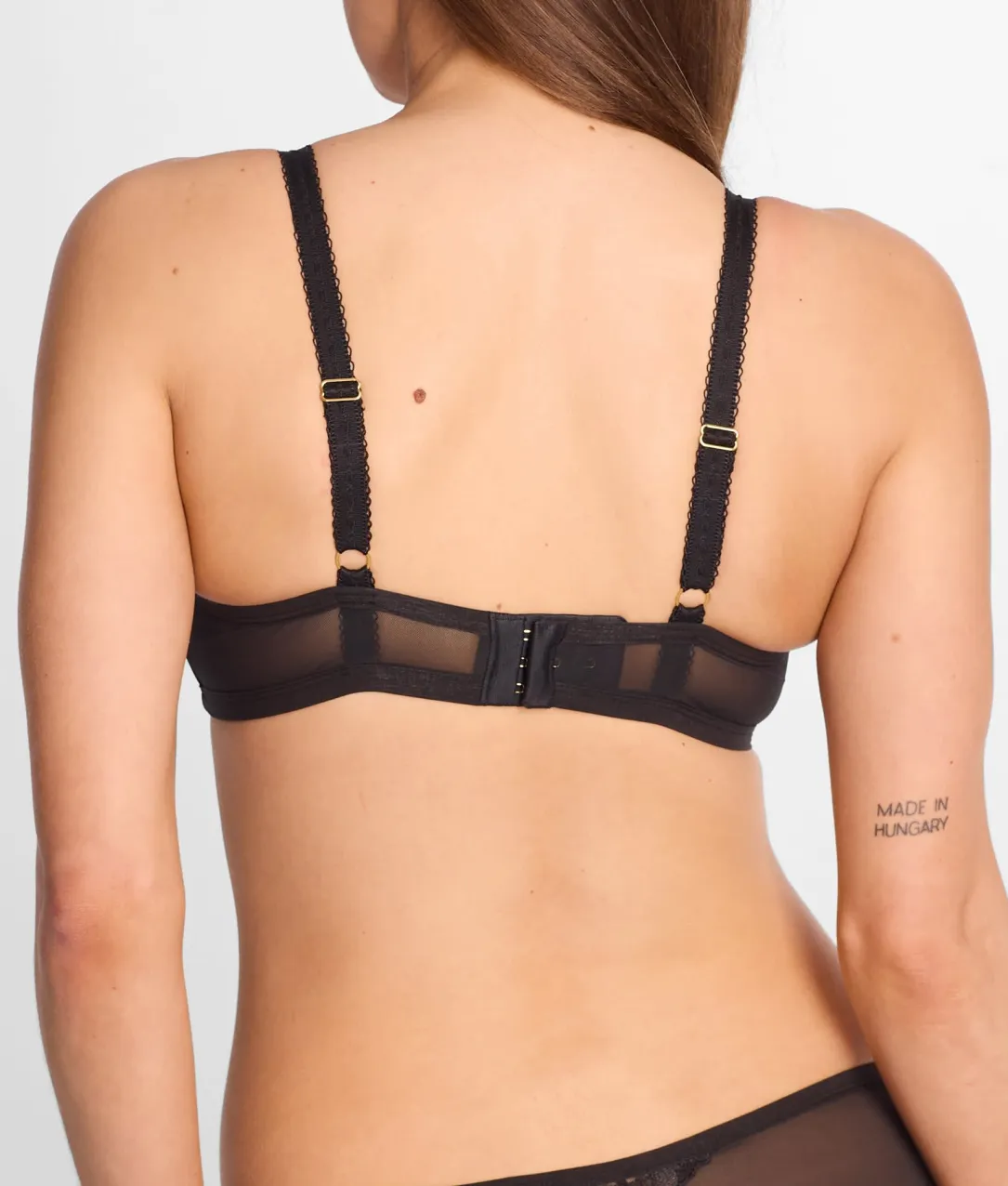 Ottilie Plunge Embroidered Lace Bra