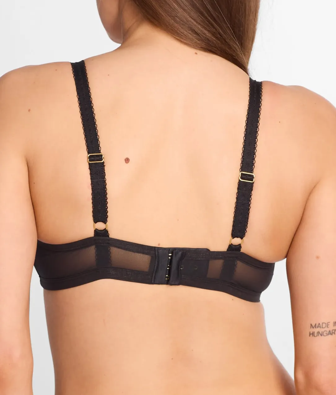 Ottilie Plunge Embroidered Lace Bra