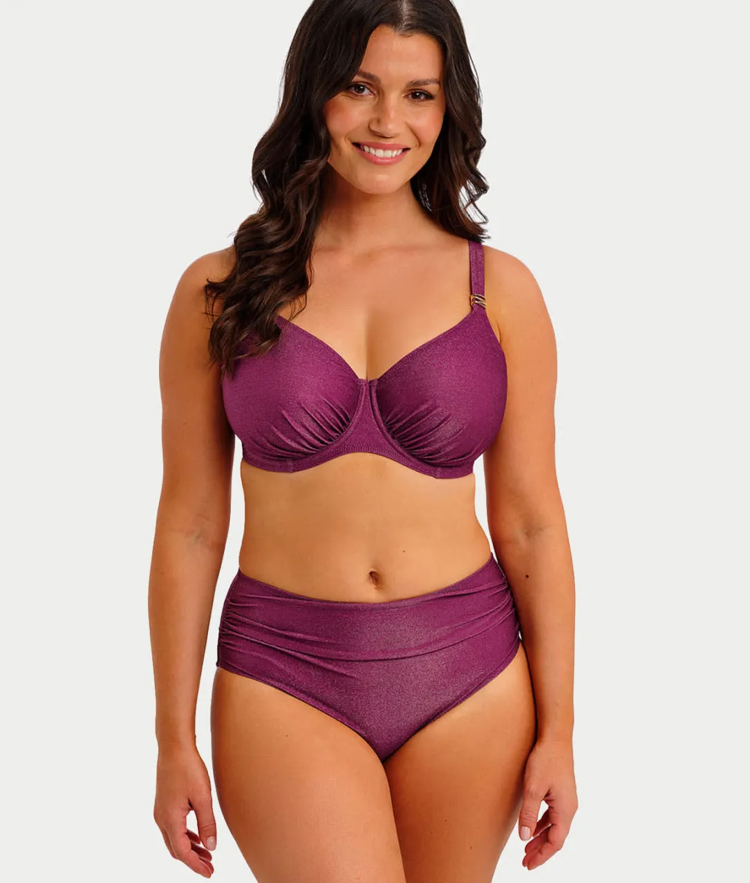 Paros Coast High-Waist Bikini Bottom