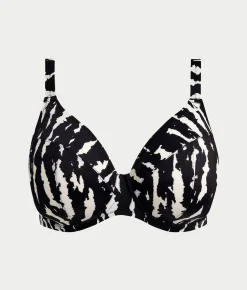Plus Size Echo Shell Plunge Bikini Top