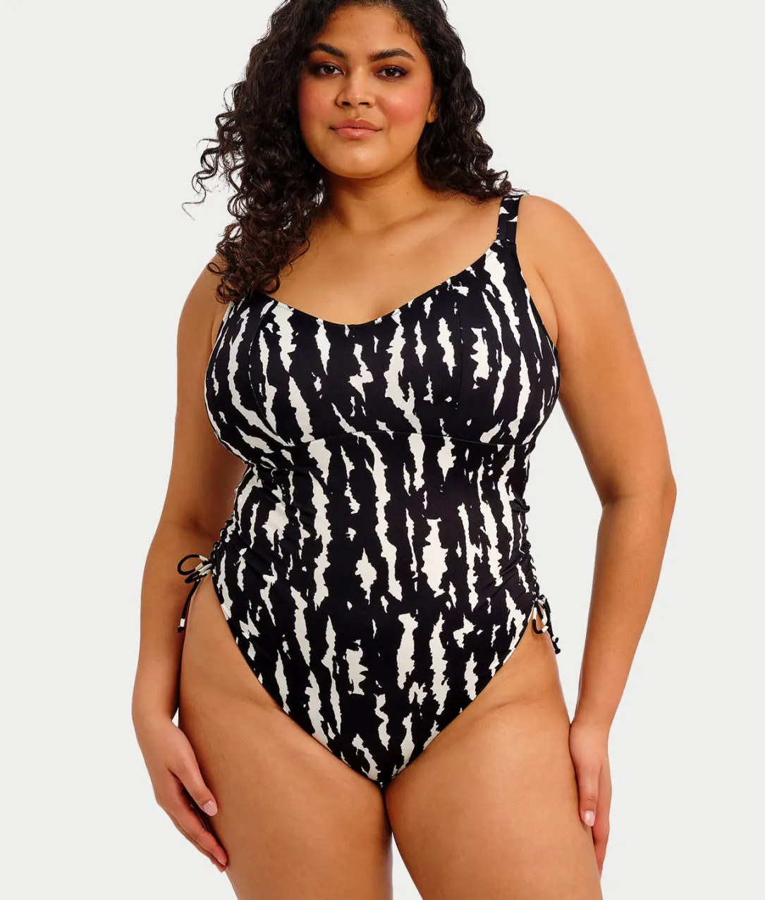 Plus Size Echo Shell Wire-Free One-Piece Swimsuit