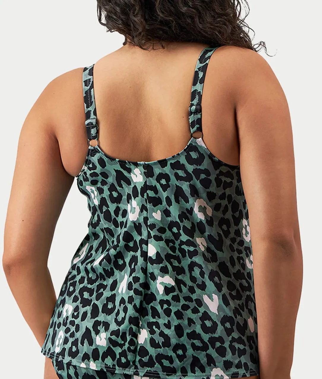 Plus Size Jungle Bay Tankini Top
