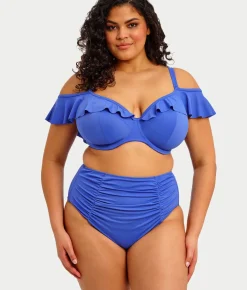 Plus Size Plain Sailing Bardot Bikini Top