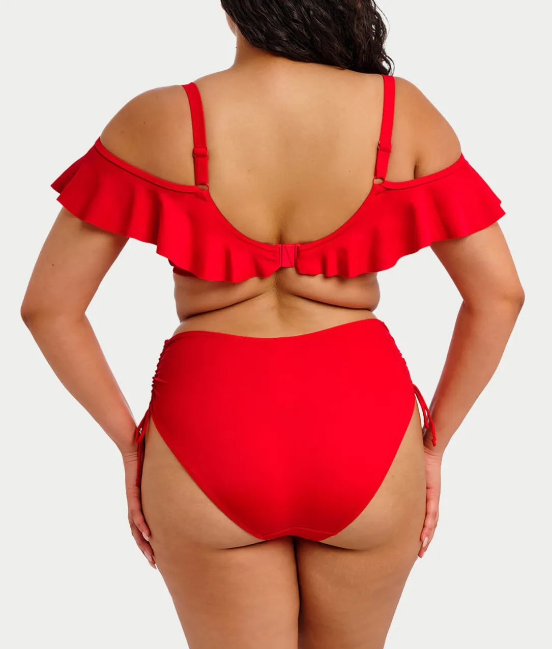 Plus Size Plain Sailing Bardot Bikini Top