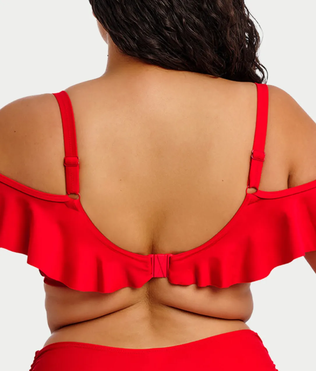 Plus Size Plain Sailing Bardot Bikini Top