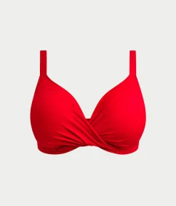 Plus Size Plain Sailing Twist Bikini Top