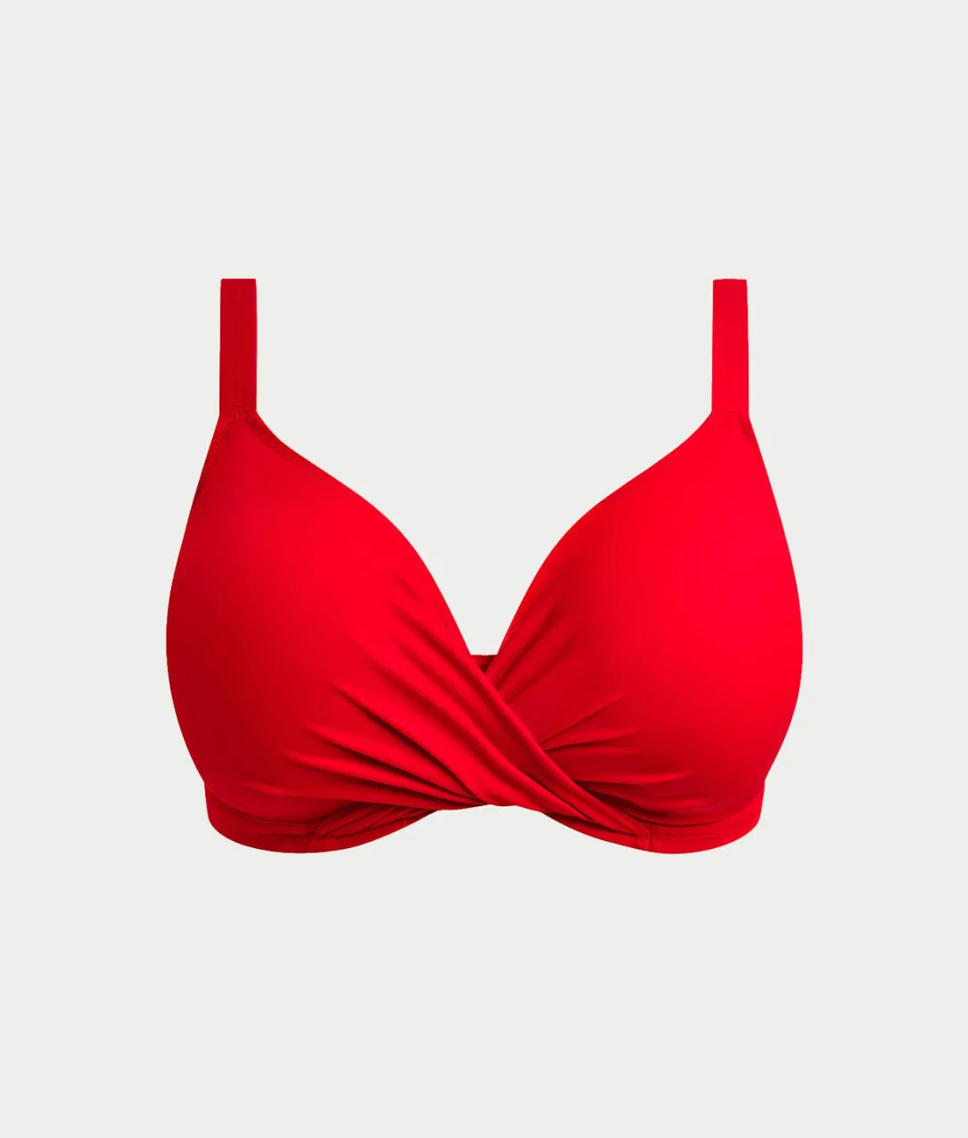 Plus Size Plain Sailing Twist Bikini Top