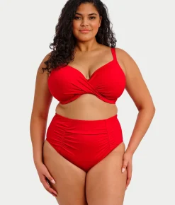 Plus Size Plain Sailing Twist Bikini Top