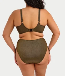Plus Size Sunset Shimmer Plunge Bikini Top