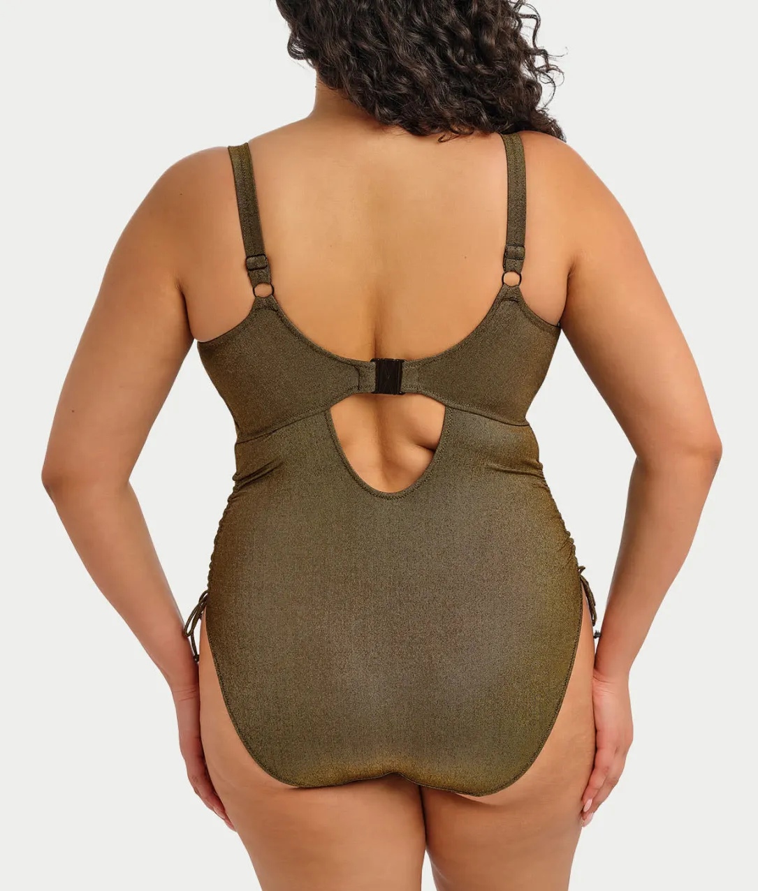 Plus Size Sunset Shimmer Wire-Free One-Piece Swimsuit