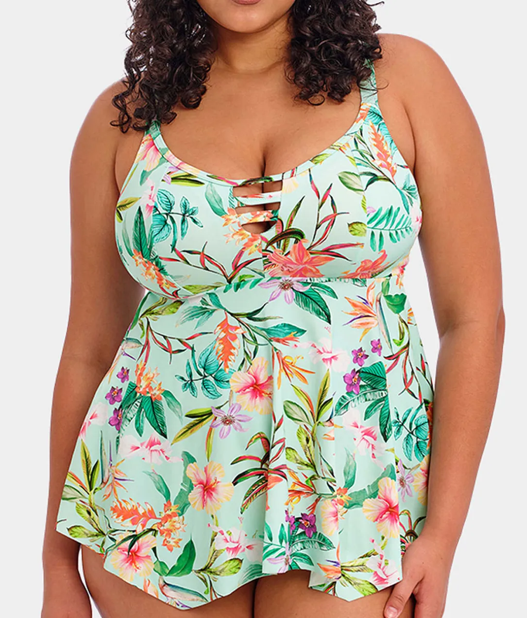 Plus Size Sunshine Cove Tankini Top